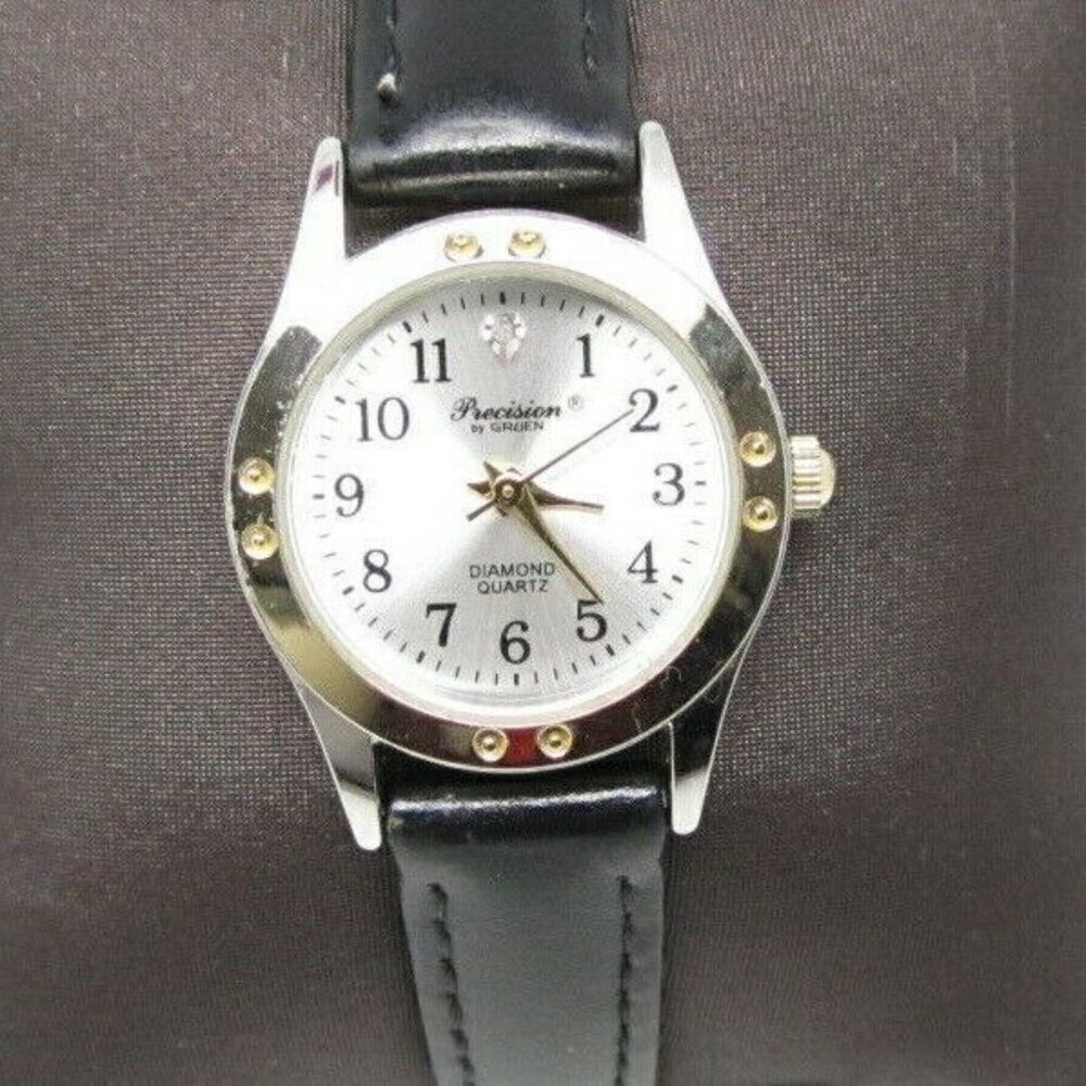 Women's Precision‎ by Gruen Diamond Analog 25mm Dial Watch (D336)